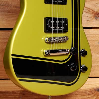 FENDER TORONADO GT HH rare Big Block Racing Stripe Olive Guitar Clean! 49601 image 6