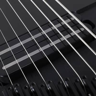 Schecter PT-8 MS Black Ops LH Satin Black Open Pore image 7