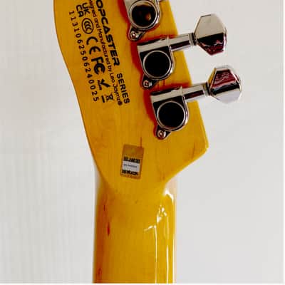 Leo Jaymz Elite Series "Popcaster" Electric Guitar - Sparkle Cyan Blue image 8
