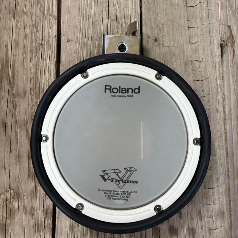 Roland PDX-8 V-Drum 10" Dual-Trigger Mesh Snare Drum Pad 2010s - Black electric drum set trigger pad image 1