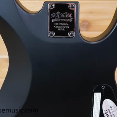Schecter Demon-7 Left-Handed - Aged Black Satin image 8