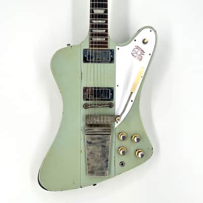 Gibson Firebird V 1963 with Maestro Vibrola Heavy Aged Murphy Lab - Antique Frost Blue image 1