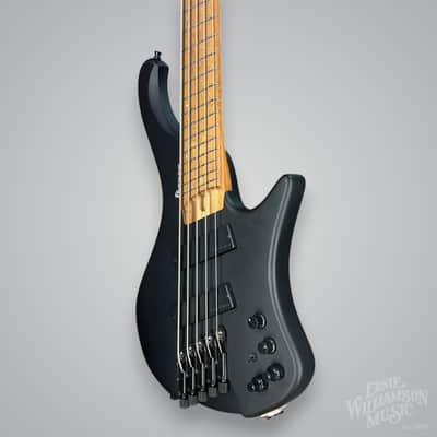 Ibanez EHB1005MS-BKF Bass Workshop 2020 - Present - Black Flat image 2