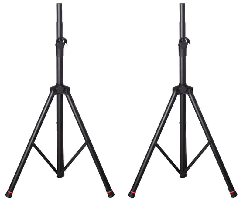 Gator GFW-SPK-2000SET Frameworks Adjustable Aluminium Speaker Stands - Pair with Bag image 1