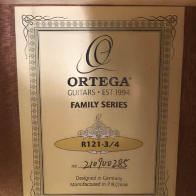Ortega R121 3/4 - Mahogany Natural image 4