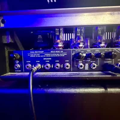 2008 Mesa Boogie Dual Rectifier Solo Head 100 with foot switch image 6