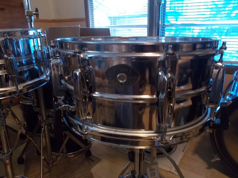 Vintage 90's Tama Rockstar Snare Drum 14 x 6.5 Super Clean image 1