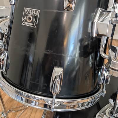 Tama Superstar 5 Piece Drum Set 1980s - Black image 10
