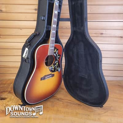 Gibson Hummingbird Standard Rosewood with Gibson Hard Case - LR Baggs VTC, Rosewood Burst image 8
