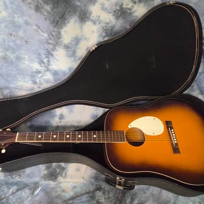 Vintage RARE 1959 Kay K6110 "Western Rhythm" X-Braced Dreadnought Acoustic Guitar Pro Setup New Strings Original Soft Shell Case image 17