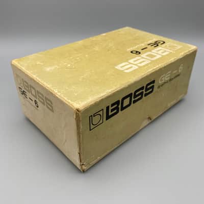 Boss GE-6 Graphic Equalizer (Black Label) 1977 - 1981 - Cream image 11