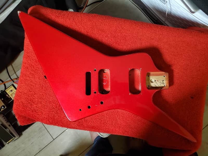 Kramer Condor Explorer 1984 - Candy Apple Red with "D" Neck Plate! image 1