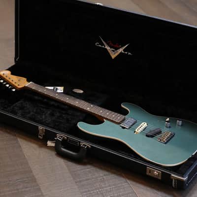Unplayed! 2021 Fender Custom Shop GC Strat HST Journeyman Relic Aged Sherwood Green Metallic SSH + COA OHSC image 22