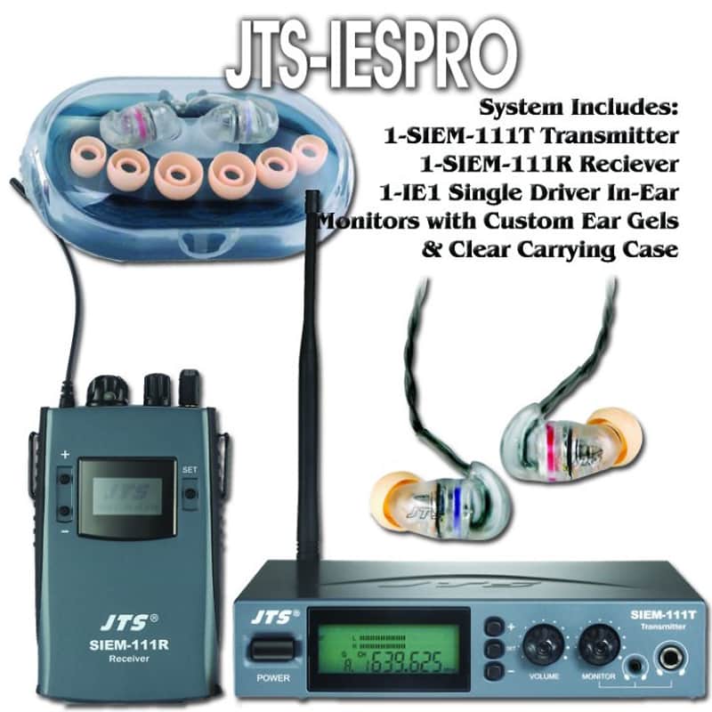 JTS SIEM-111 In Ear Monitoring Complete System (Siem-111T, | Reverb