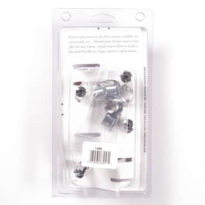 Grover 145C Titan Bass Guitar Tuners, 2x2 Set - Chrome image 4