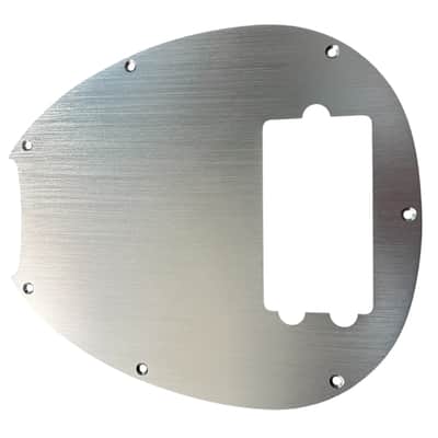 New Silver Brushed Anodized Aluminum Music Man Stingray Bass Pickguard 4 String Music Man image 1
