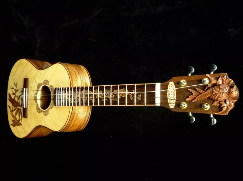 Blueberry Handmade Tenor Ukulele image 1