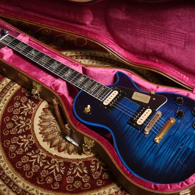Gibson Custom Shop Les Paul Custom 2016 - Figured Blue Widow image 14
