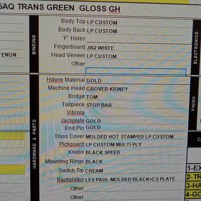 Gibson Les Paul Custom 5A Quilt Top in Transparent Green Gloss Made to Measure 2024 image 25
