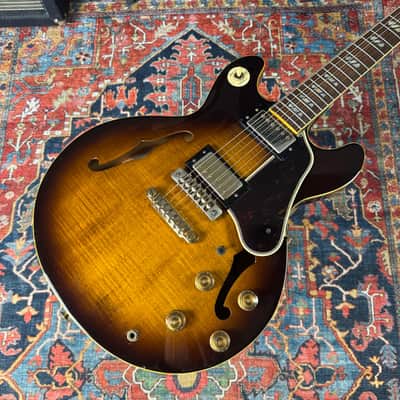 Greco SV800S Super View Semi Hollowbody ES339 Style Maxon PU2 Fujigen 1979 image 4