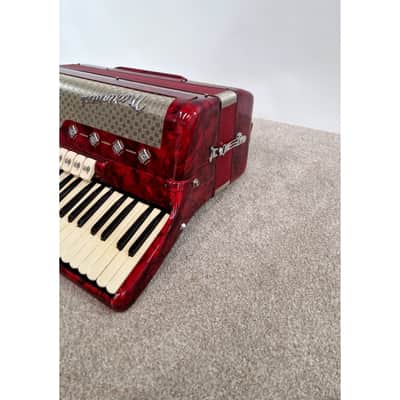 Marinucci 120 - Accordion - Red - Refurbished w/ Hard Case image 2