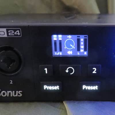 PreSonus Revelator io24 USB-C Audio Interface 2021 - Present - Black image 1