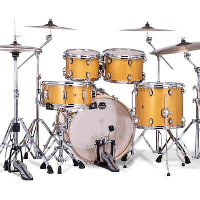 Mapex Mars Sunflower Sparkle Fusion Drums Shell Pack Birch 20x16_10x7_12x8_14x14_14x6.5  | NEW Authorized Dealer image 3