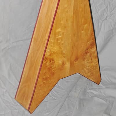 Handmade Crossover Classical Guitar, Flying V, + Pickup & Gigbag image 6