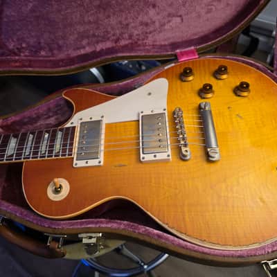 Gibson Custom Shop Gary Rossington '59 Les Paul Standard 2005 - Murphy Aged Sunburst Brazilian Board image 1