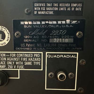 Marantz 2230 Stereo Receiver image 7