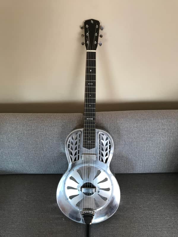 Morton SS Parlor - One of a kind resonator guitar with pickups image 1