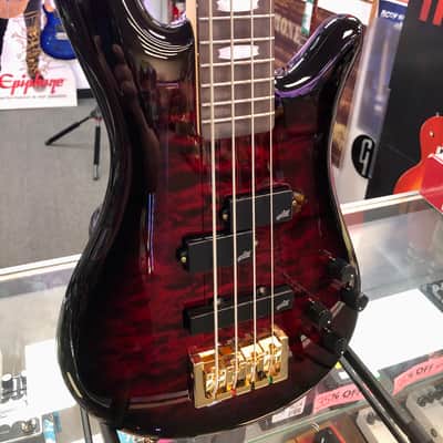 Spector Icon NS-2 Bolt On Electric Bass, Black Cherry Gloss image 5