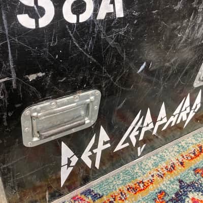 Def Leppard Logo, Tour Used Case Panel Wall Hanging "S8A" "Stage Left" (#17) image 4