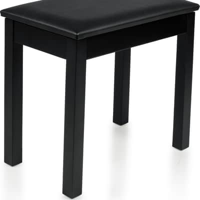 Gator GFW-KEYBENCH Frameworks Deluxe Wooden Piano Bench, Black image 1