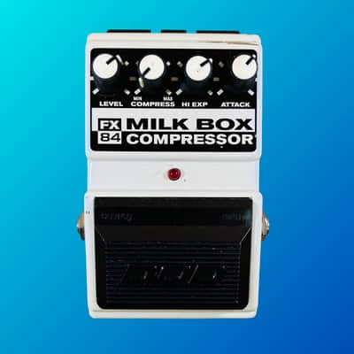 DOD Milk Box Compressor FX84 White 1990s | Reverb