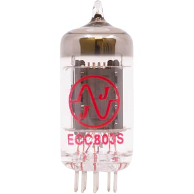 ECC803 / 12AX7, JJ Electronic, Long Plate Vacuum Tube, Pin Type: Regular image 1