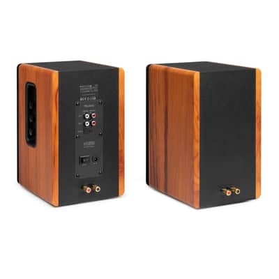 Audizio KS01B Regallautsprecher aktiv Set 120W BT Wood image 3