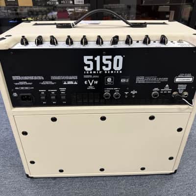EVH 5150 Iconic Series 2-Channel 15-Watt 1x10" Guitar Combo 2023 - Present - Ivory w/ft sw + manual image 14
