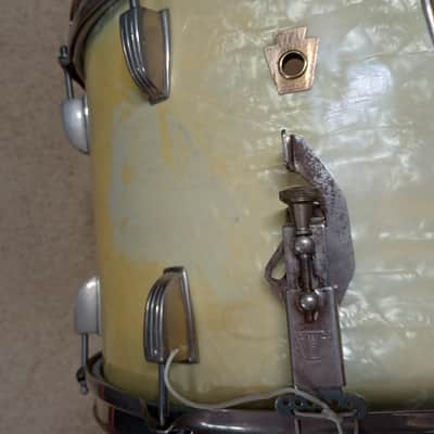 WFL Snare Drum Ludwig 1956 - Marine pearl image 2