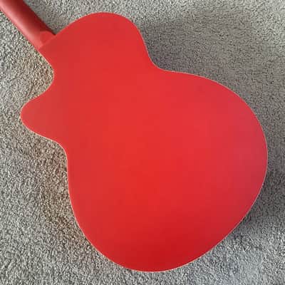 Cherry Burst 38 Inch Acoustic Guitar, ABS Body, Mahogany Neck image 17
