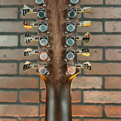 D'Angelico Premier Fulton LS 12-string Acoustic-electric Guitar - Aged Mahogany image 12