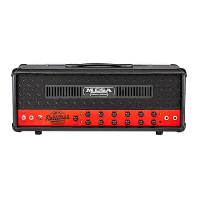 Mesa Boogie Mesa Boogie 90's Dual Rectifier Head - Black Snakeskin Vinyl w/ Red Chassis #1944 image 2
