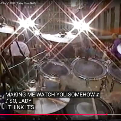 Little River Band, Derek Pellicci, 1994 Yamaha / Sabian, Recording Custom 7-Piece Drum Set, Cymbals, Hardware, Cases. COMPLETE! image 15