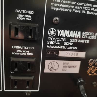 Yamaha CR-1020 Receiver New Capacitors, LED's + More image 14