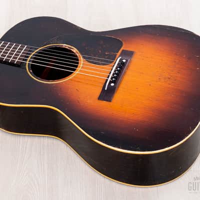 1944 Gibson Banner Logo LG-2 Vintage Wartime Acoustic Guitar w/ Case image 10