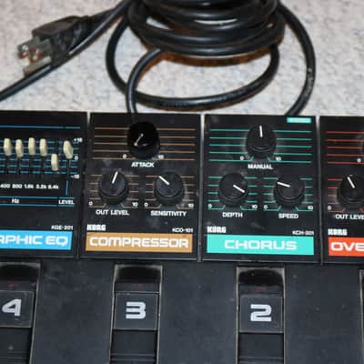 Vintage Korg PME40X Effects Unit Pedal Board image 4