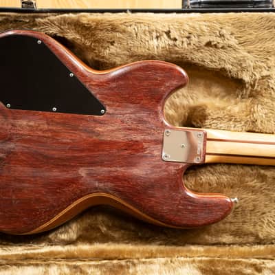 Wal Mk1 Custom Bass 1981. Padouk/Mahogany image 5