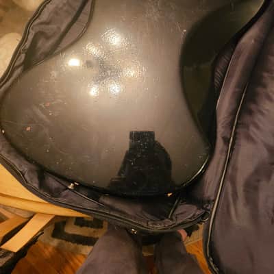 1978 Ibanez 2609B Professional Black Eagle Double Cutaway 4-String Bass with Maple Fretboard - Black image 5