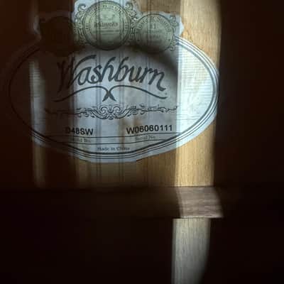 Washburn D48 SW Acoustic image 14