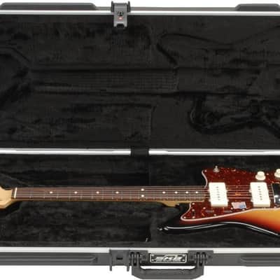 SKB Cases Molded Hardshell Case with Plush Foam Interior, TSA Latch, and Over-Molded Handle for Fender Jaguar or Fender Jazzmaster Guitar image 8